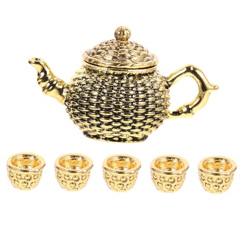 Vaguelly Miniatur-Ornament-Set 6-teilig Metall Mini- Teetasse Sammlung Schreibtisch- Für Zuhause Zufällige Farbe Vaguelly Miniatur-Ornament-Set 6-teilig Metall Mini- Teetasse Sammlung Schreibtisch- Für Zuhause Zufällige Farbe von Vaguelly