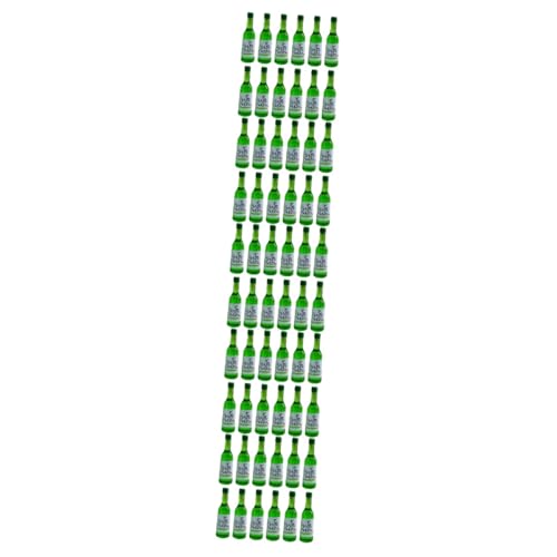 Vaguelly 60 STK Simulierte Weinflasche Kinderspielzeug Mini-Reisweinflaschen Miniatur bastelzeug Craft Modelle Flaschen für Puppenhäuser Mini-Weinflaschen aus Harz Haushalt Zubehör Werkzeug von Vaguelly