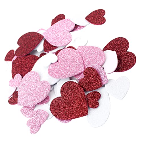Vaguelly 600 Stück Liebes Puder Pflaster Herzaufkleber Glitzeraufkleber Für Valentinstag-Aufkleber Aufkleber Basteln Von Aufklebern Geschenkaufkleber Glitzernde Aufkleber Eva von Vaguelly