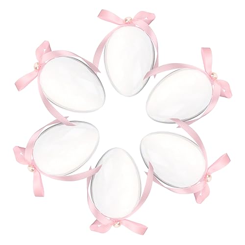 Vaguelly 6Er-Box -Süßigkeiten-Box Süßigkeiten-Eier Schokoladenmünzen Lutscher Behälter für Schokoriegel cute decor plastikenten befüllbare ostereier ostereiförmige Verzierung Rosa Vaguelly 6Er-Box -Süßigkeiten-Box Süßigkeiten-Eier Schokoladenmünzen Lutscher Behälter für Schokoriegel cute decor plastikenten befüllbare ostereier ostereiförmige Verzierung Rosa von Vaguelly