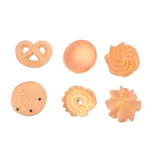 Vaguelly 6-teiliges -haarnadel-Set Keksform Haarspangen Für Mädchen Kawaii-Haar-Accessoires Simulierte Lebensmittel-haarnadel Für Partys von Vaguelly
