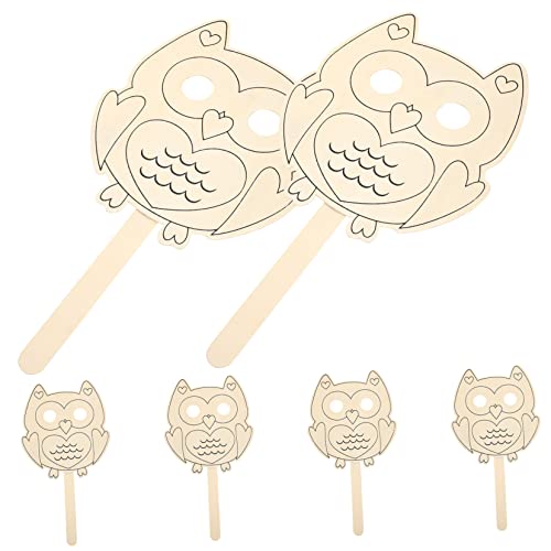Vaguelly 6St Foto Requisiten Gesicht Maskerade Cosplay-Maske Kostüm faschingszubehör Tiermaske malen Graffiti-Tiermasken leere maske gastgeschenke malen Holz Vaguelly 6St Foto Requisiten Gesicht Maskerade Cosplay-Maske Kostüm faschingszubehör Tiermaske malen Graffiti-Tiermasken leere maske gastgeschenke malen Holz von Vaguelly