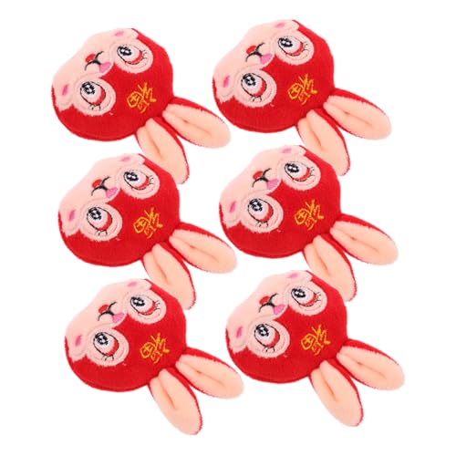 Vaguelly 6-teiliges Osterdekorations-Set Mit Kawaii-broschen Plüsch-anstecker Für Jacken Süße Brosche Cartoon-anstecker Anstecknadel -anstecker Hasen-Dekoration Vaguelly 6-teiliges Osterdekorations-Set Mit Kawaii-broschen Plüsch-anstecker Für Jacken Süße Brosche Cartoon-anstecker Anstecknadel -anstecker Hasen-Dekoration von Vaguelly