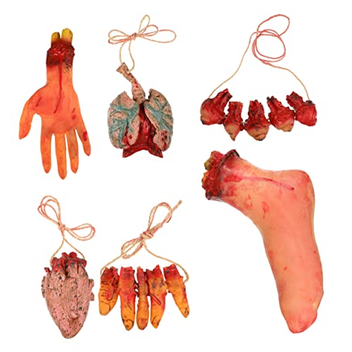 Vaguelly 6St Kniffliges Requisiten der Geisterfest-Szene Halloween-Handdekor Halloween Kleidung Halloween Klamotten gebrochene Körperteile gruselige Halloween-Requisiten Vinyl Vaguelly 6St Kniffliges Requisiten der Geisterfest-Szene Halloween-Handdekor Halloween Kleidung Halloween Klamotten gebrochene Körperteile gruselige Halloween-Requisiten Vinyl von Vaguelly