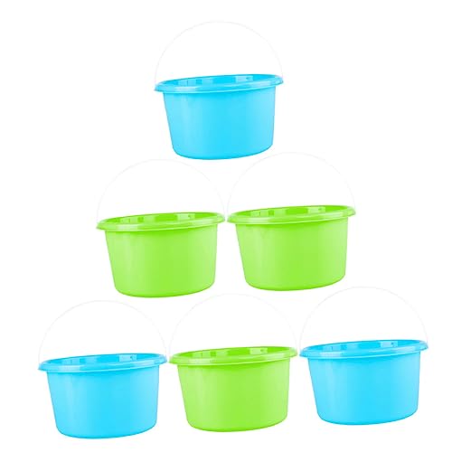 Vaguelly 6St Kunststofffass für kinderspielzeug sandspielzeug Strand Happy Childhood Toy Children Toys Toys für den Strandeimer Mini-Eimerspielzeug Plastik Vaguelly 6St Kunststofffass für kinderspielzeug sandspielzeug Strand Happy Childhood Toy Children Toys Toys für den Strandeimer Mini-Eimerspielzeug Plastik von Vaguelly