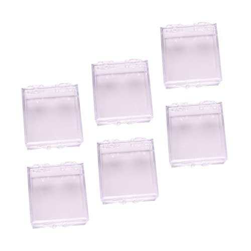 Vaguelly 6St Mini-Box sammlerstücke Toys Candy Box Sweets Box süßigkeiten Boxen Artikel Aufbewahrungskorb aus Weidengeflecht Ding Mini-Fall puppenhaus zubehör Mini Plastik Transparent von Vaguelly
