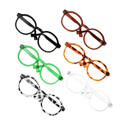 Vaguelly 6St Puppenbrille Spiele Neon Lesebrille für Puppen Kostümzubehör für Minipuppen Bausatz Puppenmode Miniaturbrillen Puppenschmuck Puppenzubehör Puppe Mini-Brille Plastik Vaguelly 6St Puppenbrille Spiele Neon Lesebrille für Puppen Kostümzubehör für Minipuppen Bausatz Puppenmode Miniaturbrillen Puppenschmuck Puppenzubehör Puppe Mini-Brille Plastik von Vaguelly