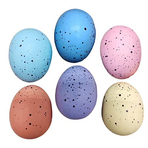 Vaguelly 6St Simulations-Ei-Modell Eierkörbe Glitzereier -Eier Eierfüllbonbons riesige Eier ostereierfarbe easter eggs easter decoration Ei-Modell-Requisiten Requisiten malen Schaum Vaguelly 6St Simulations-Ei-Modell Eierkörbe Glitzereier -Eier Eierfüllbonbons riesige Eier ostereierfarbe easter eggs easter decoration Ei-Modell-Requisiten Requisiten malen Schaum von Vaguelly