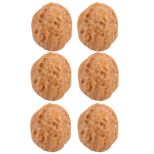 Vaguelly 6St künstliche Nüsse zur Dekoration küchendekoration Decorations Dekorationen Künstlicher Olivenbaum Anlage Korb Basteln Sie künstliche Nüsse Künstliche Nüsse als Dekoration PVC Vaguelly 6St künstliche Nüsse zur Dekoration küchendekoration Decorations Dekorationen Künstlicher Olivenbaum Anlage Korb Basteln Sie künstliche Nüsse Künstliche Nüsse als Dekoration PVC von Vaguelly