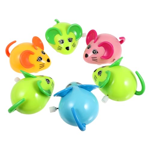 Vaguelly 6Stücke Aufziehspielzeug Mäuse Lustige Spielzeuge Bunten Farben Für Geburtstagsgeschenk Für Jungen Vaguelly 6Stücke Aufziehspielzeug Mäuse Lustige Spielzeuge Bunten Farben Für Geburtstagsgeschenk Für Jungen von Vaguelly