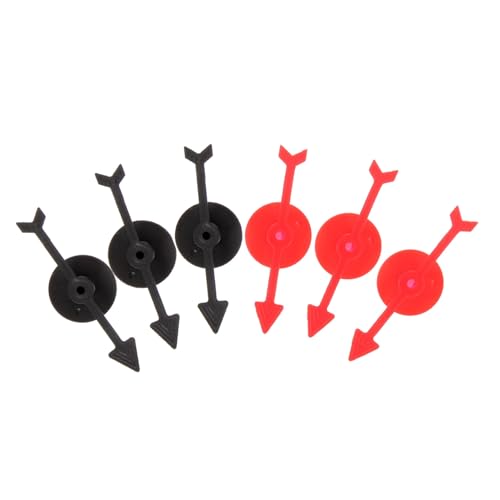 Vaguelly 6Stücke Desktop Pfeilspielzeug Rotierende Kunststoff Spielpfeile Für Partyspiele Und Brettspiele Als Spielzubehör Für Interaktive Familienspiele von Vaguelly