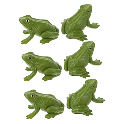 Vaguelly 6er Set Frosch Modelle Realistische Frosch Figuren Für Desktop Dekoration Kinderspielzeug Und Als Originelles Heimdekor Perfekte Deko Für Garten Und Balkon Vaguelly 6er Set Frosch Modelle Realistische Frosch Figuren Für Desktop Dekoration Kinderspielzeug Und Als Originelles Heimdekor Perfekte Deko Für Garten Und Balkon von Vaguelly