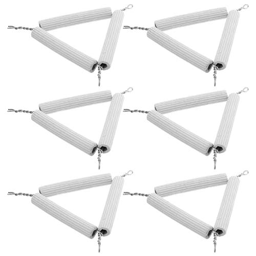 Vaguelly 6pcs Präzision Keramik Tiegel Dreieckhalter Für Chemie -Labor -experimente Und Heizgeräte Tiegel Dreieckige Tiegel Labor -Labor -Experiment von Vaguelly