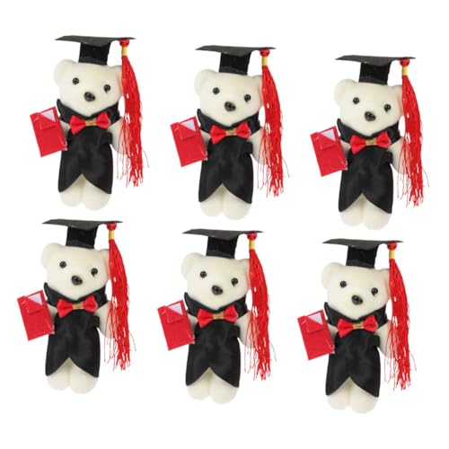 Vaguelly 6st Dr. Bärenpuppe Abschlussbär-andenken Figur Charme Abschlussbär-Souvenir Kompakter Abschlussbär Knuddelig Grad Kuschelige Bärenspielzeuge Plüschtiere Tragen Polyester Vaguelly 6st Dr. Bärenpuppe Abschlussbär-andenken Figur Charme Abschlussbär-Souvenir Kompakter Abschlussbär Knuddelig Grad Kuschelige Bärenspielzeuge Plüschtiere Tragen Polyester von Vaguelly