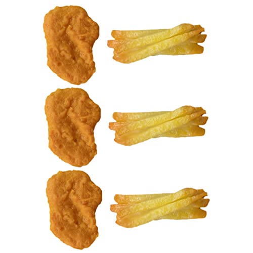 Vaguelly 6st Pommes-Modell Gefälschte Pommes Frites Nuggets Hühnerfutter Pommes Frittes Fritten Falsches Essen Für Rollenspiel Für Kleinkinder Gefälschte Lebensmittel Realistisch PVC Vaguelly 6st Pommes-Modell Gefälschte Pommes Frites Nuggets Hühnerfutter Pommes Frittes Fritten Falsches Essen Für Rollenspiel Für Kleinkinder Gefälschte Lebensmittel Realistisch PVC von Vaguelly