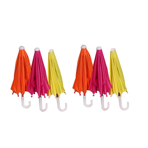 Vaguelly 6stücke Teiliges Puppen Regenschirme Bunte Miniatur Spielzeug Regenschirm Für Puppen Dekoration Für Kreative Spielstunden Vaguelly 6stücke Teiliges Puppen Regenschirme Bunte Miniatur Spielzeug Regenschirm Für Puppen Dekoration Für Kreative Spielstunden von Vaguelly