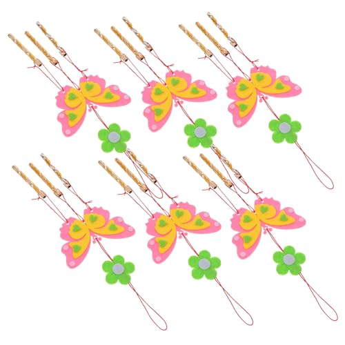 Vaguelly 6st Schmetterlings-Windspiel Outdoor-Spiele Für Feenflügel Schmetterlings-kit Sonnenschmetterling Blasen Für Schmetterlingsbasteleien Für Schmetterlinge Vlies Vaguelly 6st Schmetterlings-Windspiel Outdoor-Spiele Für Feenflügel Schmetterlings-kit Sonnenschmetterling Blasen Für Schmetterlingsbasteleien Für Schmetterlinge Vlies von Vaguelly