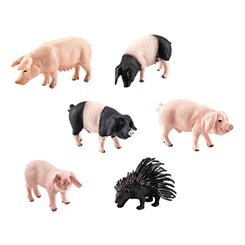 Vaguelly Niedliche Bauernhof Tier Spielzeug 6 Stücke Bauernhof Tiere Dekorationen Simulation PVC Spielzeug Vaguelly Niedliche Bauernhof Tier Spielzeug 6 Stücke Bauernhof Tiere Dekorationen Simulation PVC Spielzeug von Vaguelly