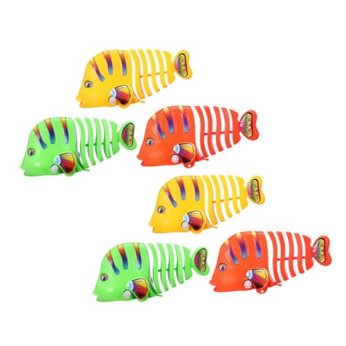 Vaguelly 6st Uhrwerk-rockerfisch Kinderspielzeug Badewanne Fischspielzeug Aufziehen Neuartige Aufziehspielzeuge Wasserbadspielzeug Zum Aufziehen Cartoon-aufziehspielzeug Plastik Vaguelly 6st Uhrwerk-rockerfisch Kinderspielzeug Badewanne Fischspielzeug Aufziehen Neuartige Aufziehspielzeuge Wasserbadspielzeug Zum Aufziehen Cartoon-aufziehspielzeug Plastik von Vaguelly