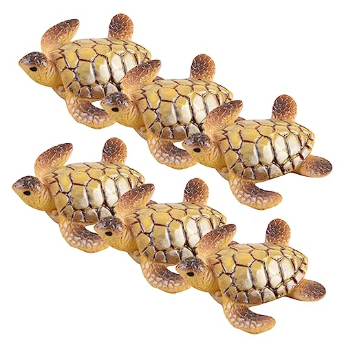 Vaguelly 6stücke Miniatur Schildkröten Figur Teiliges Resin Ornament Für Bonsai Und Terrarien Deko Für Garten Zuhause Und Mikro-landschaften Vaguelly 6stücke Miniatur Schildkröten Figur Teiliges Resin Ornament Für Bonsai Und Terrarien Deko Für Garten Zuhause Und Mikro-landschaften von Vaguelly