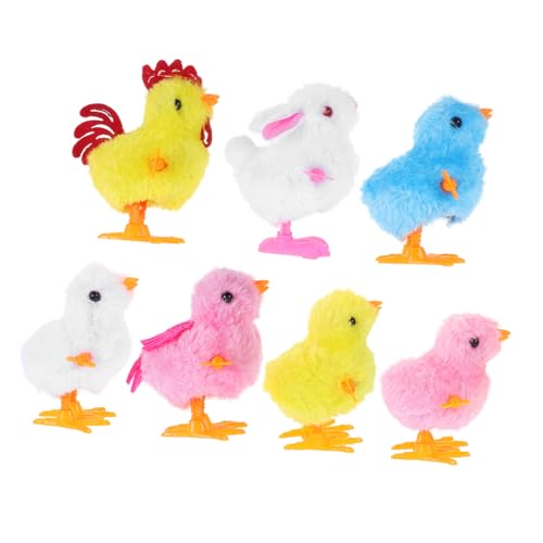 Vaguelly 7 Stück Auf dem Uhrwerk Küken zum Kükenhüpfen Zum Aufziehen von Hühnchen-Partygeschenken Osterküken Gastgeschenke Partygeschenkküken Küken aufziehen Strümpfe Plastik Vaguelly 7 Stück Auf dem Uhrwerk Küken zum Kükenhüpfen Zum Aufziehen von Hühnchen-Partygeschenken Osterküken Gastgeschenke Partygeschenkküken Küken aufziehen Strümpfe Plastik von Vaguelly