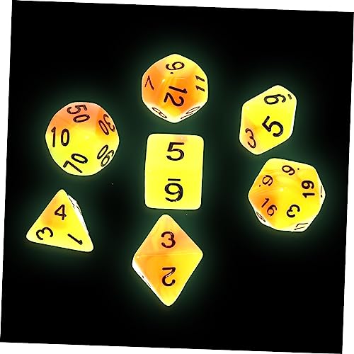 Vaguelly 7 Stück Leuchtende Facetten Reiche Würfel Brettspiele Würfel Spiel Requisiten Würfel Unterhaltungswürfel Würfel Für Rollenspiele Requisiten Für Brettspiele Harz Green Vaguelly 7 Stück Leuchtende Facetten Reiche Würfel Brettspiele Würfel Spiel Requisiten Würfel Unterhaltungswürfel Würfel Für Rollenspiele Requisiten Für Brettspiele Harz Green von Vaguelly