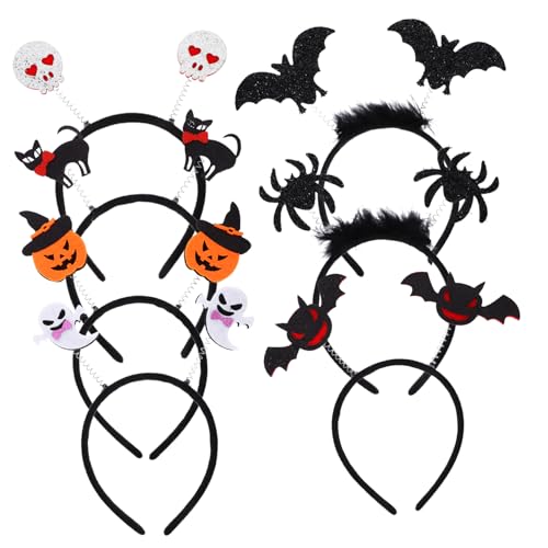 Vaguelly 7-teiliges Halloween-stirnband mit -kopfbedeckungen für Jungen und Mädchen Party-kopfbedeckungen für Mädchen und Jungen Cosplay Kreatives Design von Vaguelly