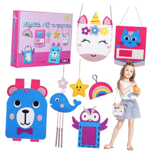 Vaguelly Design-Filz-nähset Für Kinder Weiche Bastelmaterialien Erste Schnittmuster Und Geldbörsen-Set Vaguelly Design-Filz-nähset Für Kinder Weiche Bastelmaterialien Erste Schnittmuster Und Geldbörsen-Set von Vaguelly
