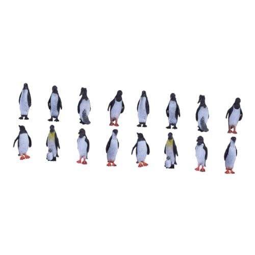 Vaguelly 72 STK Pinguin-Ornamente Polartierfiguren kleine Pinguinskulptur Spielzeuge Kinderspielzeug realistisches Tierspielzeug Meerestier-Pinguin-Modell Puzzle Statue Puppe schmücken von Vaguelly