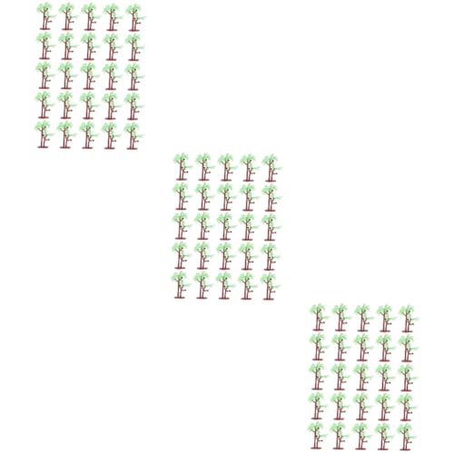Vaguelly 75 Stk Simulationsbaummodell hawaiianisches Dekor Giraffenkostüm Modelleisenbahn Baum Fee tortendeko einschulung Mini-Plamme Modellbaum dreidimensional Karte einführen von Vaguelly