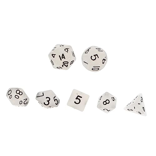 Vaguelly 10mm Mini-würfel 7 Stück Würfelspiel-Requisiten Für Partys Und Gaming-Unterhaltung von Vaguelly
