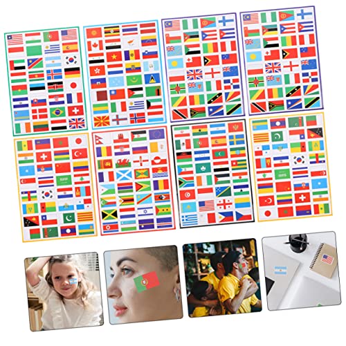 Vaguelly 8 Blätter Von Kleber -Welt -flaggenaufklebern Jubeln Flaggenaufkleber Neuheit Flagge Gesichtsaufkleber Vaguelly 8 Blätter Von Kleber -Welt -flaggenaufklebern Jubeln Flaggenaufkleber Neuheit Flagge Gesichtsaufkleber von Vaguelly
