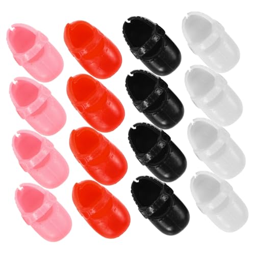 Vaguelly 8 Paar Simulationspuppenschuhe Puppenschuhe Mini Schuhmodelle Miniatur Simulationsschuhe Modelle Kleine Hausrequisiten Simulationsschuhe Dekore Mini Hausornamente von Vaguelly