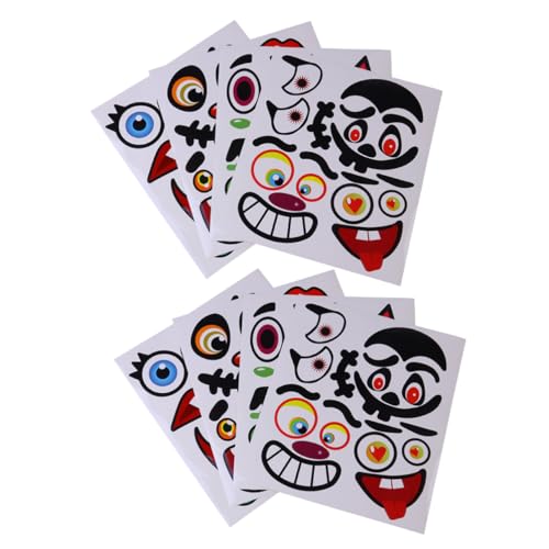 Vaguelly 8 Stück Halloween-kürbis-Aufkleber Auf Rolle Dekorative Emoticon-Aufkleber Für Partys 4 Arten Einfach Abziehen Und Ankleben Vaguelly 8 Stück Halloween-kürbis-Aufkleber Auf Rolle Dekorative Emoticon-Aufkleber Für Partys 4 Arten Einfach Abziehen Und Ankleben von Vaguelly