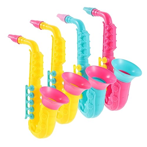 Vaguelly 8 STK Saxophon Spielzeug Saxophon für Kinder Saxophon Kunststoff Weihnachtssto Kinderspielzeug Simulation Saxophonspielzeug Simulations-Saxophon-Spielzeug Weihnachten Trompete von Vaguelly