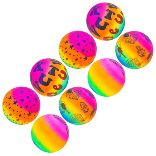 Vaguelly 8 Stück Aufblasbare Regenbogen Strandbälle Kreative Spielzeuge für Leichte PVC Bälle für Schwimmbad und Strand Sicher für Kleinkinder Einfache Lagerung Vaguelly 8 Stück Aufblasbare Regenbogen Strandbälle Kreative Spielzeuge für Leichte PVC Bälle für Schwimmbad und Strand Sicher für Kleinkinder Einfache Lagerung von Vaguelly