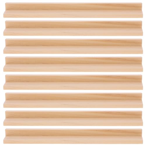 Vaguelly 8 Stück Holzsockel Hölzerne Domino-Ständer Für Mexikanisches Zugspiel Tragbares Mahjong-Ständer Durchsichtige Mahjong-Ständer Domino-Halter Tabletts Tablas von Vaguelly