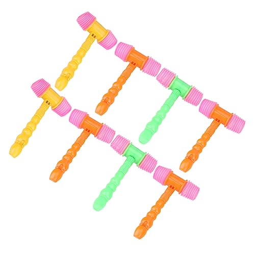 Vaguelly 8 Stück Kleine Hämmer Party Hämmer Requisiten Kinder Hämmern Spielzeug Party Sound Machen Spielzeug von Vaguelly