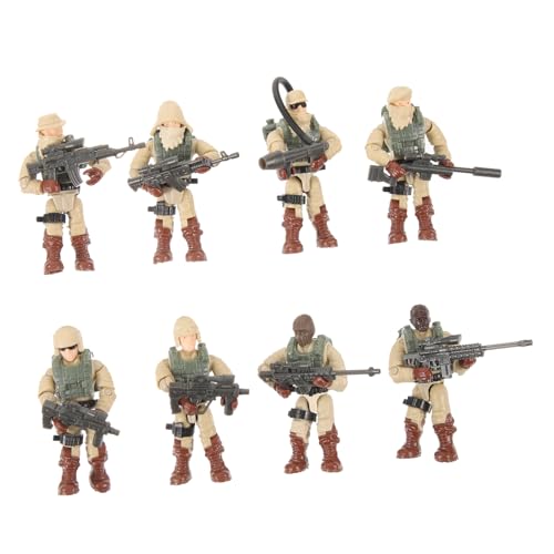 Vaguelly 8 Stück Miniatur Soldaten Figuren Teiliges Modell für Sandtisch Dekoration Realistische Miniatur Menschen Kreative Spielzeuge für Eltern Interaktion Vaguelly 8 Stück Miniatur Soldaten Figuren Teiliges Modell für Sandtisch Dekoration Realistische Miniatur Menschen Kreative Spielzeuge für Eltern Interaktion von Vaguelly