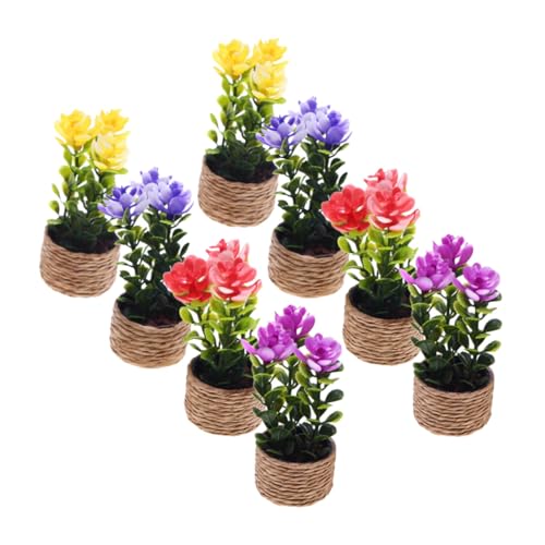 Vaguelly 8 Stück Miniatur-deko Pflanzen Realistische Puppenhaus Blumen Winzige Künstliche Grünpflanzen Bonsai Modelle Platzsparend für Mikro-Landschaft und DIY Dekoration Vaguelly 8 Stück Miniatur-deko Pflanzen Realistische Puppenhaus Blumen Winzige Künstliche Grünpflanzen Bonsai Modelle Platzsparend für Mikro-Landschaft und DIY Dekoration von Vaguelly