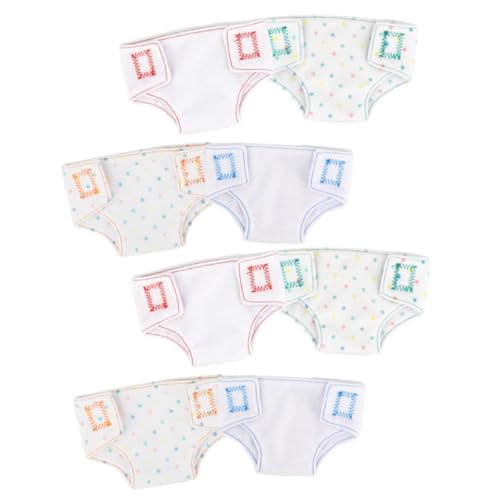 Vaguelly 8 Stück Teiliges Elastisch Kindgerecht Dekorativ Niedliche Puppenunterhosen für Amerikanische Mädchenpuppe Zufälliger Stil Robust und Realistisch Vaguelly 8 Stück Teiliges Elastisch Kindgerecht Dekorativ Niedliche Puppenunterhosen für Amerikanische Mädchenpuppe Zufälliger Stil Robust und Realistisch von Vaguelly