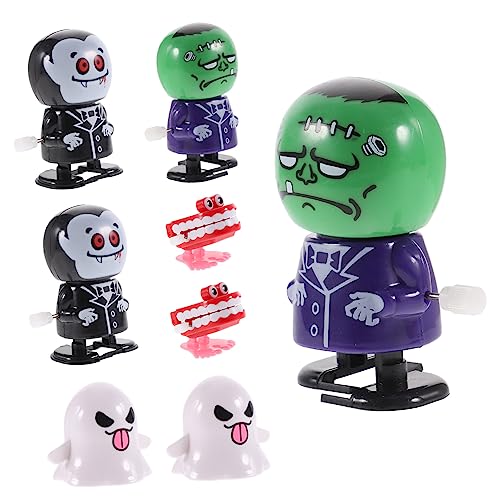 Vaguelly 8 Stück Teiliges Halloween Aufziehspielzeug Bunte Cartoon Figuren Gehende Spielzeuge als Party Mitgebsel und Dekoration für Kindergeburtstag und Halloween von Vaguelly