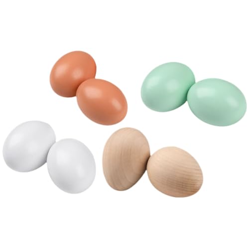 Vaguelly 8 Stück Teiliges Holz Eier für DIY Bastelprojekte Falsche Eier Ostern und Heimdekoration für Kreative und Erwachsene Vaguelly 8 Stück Teiliges Holz Eier für DIY Bastelprojekte Falsche Eier Ostern und Heimdekoration für Kreative und Erwachsene von Vaguelly