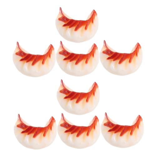 Vaguelly 8 Stück Teiliges PVC-Dumpling-Modell Realistische Simulation Chinesischer Morgen-Dumplings Robuste Food Toy Deko für Zuhause Laden Supermarkt Tischdekoration und Fotorequisiten Vaguelly 8 Stück Teiliges PVC-Dumpling-Modell Realistische Simulation Chinesischer Morgen-Dumplings Robuste Food Toy Deko für Zuhause Laden Supermarkt Tischdekoration und Fotorequisiten von Vaguelly