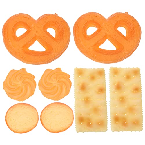 Vaguelly 8 Stück Teiliges Realistische Keksmodelle aus Stabilem Material Lebensmittelecht Geruchsfrei als Foto Requisite und Kreative Deko für Laden Zuhause und Kinderlernmaterial Vaguelly 8 Stück Teiliges Realistische Keksmodelle aus Stabilem Material Lebensmittelecht Geruchsfrei als Foto Requisite und Kreative Deko für Laden Zuhause und Kinderlernmaterial von Vaguelly