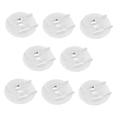 Vaguelly 8 Teiliges Miniatur Geschirrset Mini Gabeln öffel Und Teller Für Puppenhaus Und Spielküche Perfekte Küchenaccessoires Und Ornamente Für Miniatur Häuser Vaguelly 8 Teiliges Miniatur Geschirrset Mini Gabeln öffel Und Teller Für Puppenhaus Und Spielküche Perfekte Küchenaccessoires Und Ornamente Für Miniatur Häuser von Vaguelly