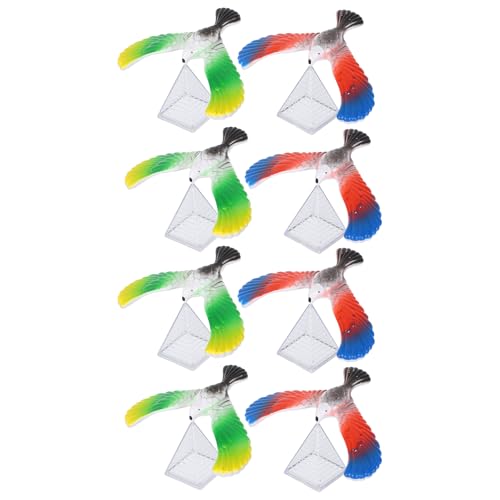 Vaguelly 8-teiliger Balanciervogel: Balancierender Adlervogel, Spielzeug für Kinder und Jugendliche – Lustiges Spielzeug für Partys, Heimdekoration und Sammlerstücke von Vaguelly