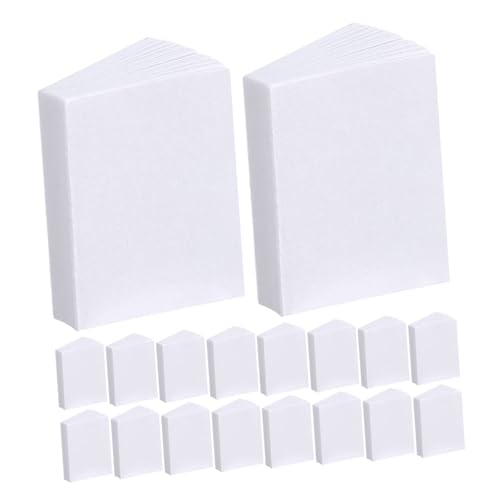 Vaguelly 80 Stück Teiliges Miniaturbücher für Puppenhaus Weiße Leere Mini-notizbücher aus Robustem Material Langlebige Umblätterbare Seiten für DIY Basteln Rollenspiele und von Vaguelly