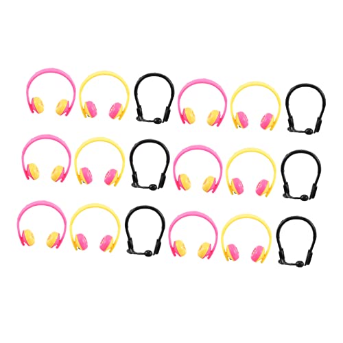 Vaguelly 80st Mini- Puppe Headset- Träger Zubehör Winzige Bastelbrillen Miniatur Vintage-deko Mini-pc Kopfhörer Babywelpen Babykleidung Plastik Vaguelly 80st Mini- Puppe Headset- Träger Zubehör Winzige Bastelbrillen Miniatur Vintage-deko Mini-pc Kopfhörer Babywelpen Babykleidung Plastik von Vaguelly