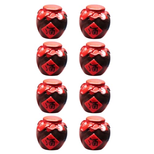 Vaguelly 8St Mini-Glas dekoratives für die küche Mini- kinderzimmerdeko Dekoration kinderzimmer Küchenspielzeug für exquisites kleines Harz rot Vaguelly 8St Mini-Glas dekoratives für die küche Mini- kinderzimmerdeko Dekoration kinderzimmer Küchenspielzeug für exquisites kleines Harz rot von Vaguelly